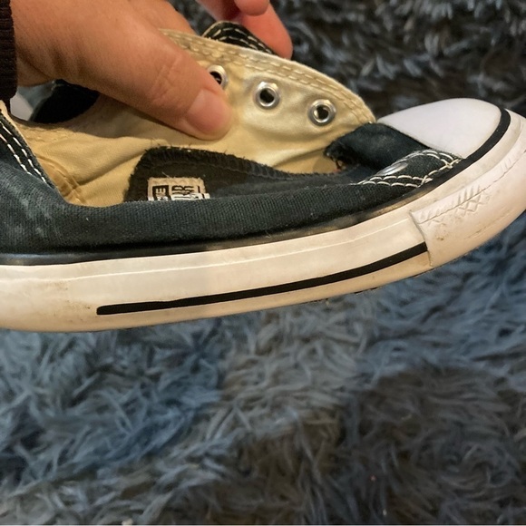 Toddler Black Converse Sneaker - Picture 2 of 8